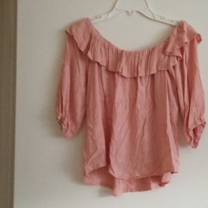 Rose colored top